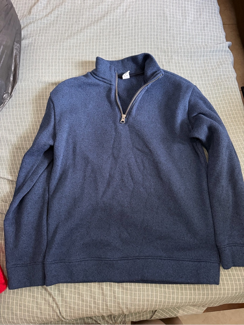 Old Navy Men's Blue Quarter-Zip Pullover Sweater
